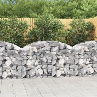 kaarekujuline gabioonkorv, 150x50x80/100 cm, tsingitud raud