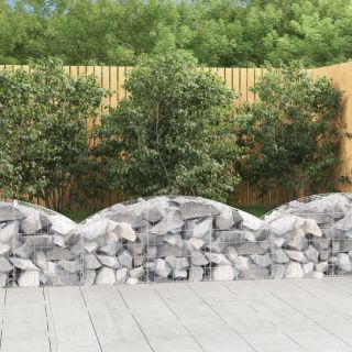 kaarekujuline gabioonkorv, 150x50x40/60 cm, tsingitud raud