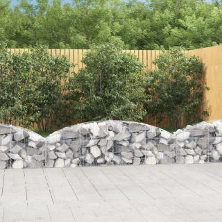 kaarekujuline gabioonkorv, 200x30x40/60 cm, tsingitud raud