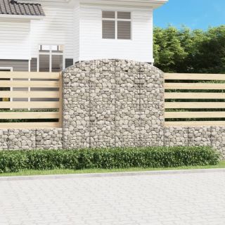 kaarekujuline gabioonkorv, 200x50x180/200 cm, tsingitud raud