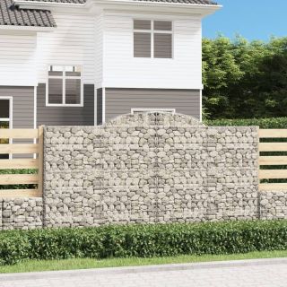 kaarekujuline gabioonkorv, 300x50x160/180 cm, tsingitud raud