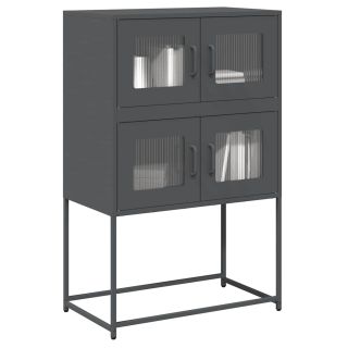 Highboard Antratsiit 68x39x107 cm Teras