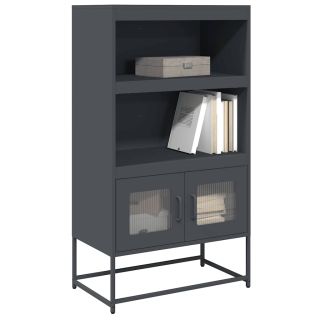 Highboard Antratsiit 68x39x123 cm Teras