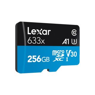 MEMORY MICRO SDXC 256GB UHS-I/W/ADAPTER LSDMI256BB633A LEXAR