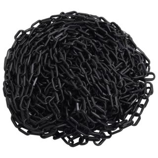 hoiatuskett, must, plast, 100 m, Ø6 mm