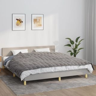 утяжеленное одеяло серое 155x220 см 11 кг ткань