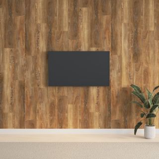 seinapaneelid, puidu välimusega, pruun, PVC 2,06 m²
