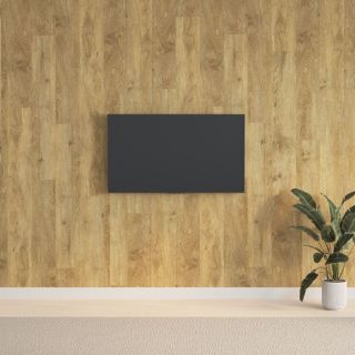 seinapaneelid, puidu välimusega, pruun, PVC 2,06 m²