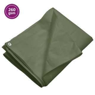 present, 260 g/m² 6x6 m, roheline, HDPE