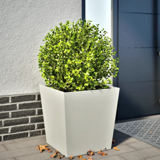 aia taimekast, valge, 50 x 50 x 50 cm, teras