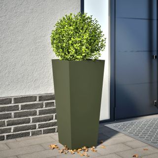aia taimekast, oliiviroheline, 35x35x75 cm, teras
