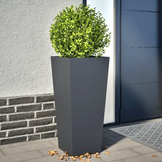aia taimekastid 2 tk, antratsiithall, 35x35x75 cm, teras