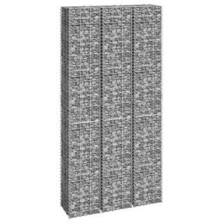 gabioon taimelavad 3 tk, 30 x 30 x 200 cm, raud