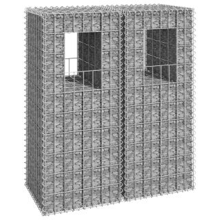 gabioonkorvid 2 tk, 40 x 40 x 100 cm, raud