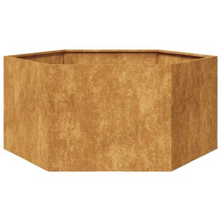 kuusnurkne aia taimekast, 104x90x45 cm, Ilmastikukindel teras