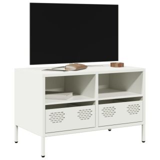 Тумба под телевизор, белая, 68x39x43,5 см, холоднокатаная сталь