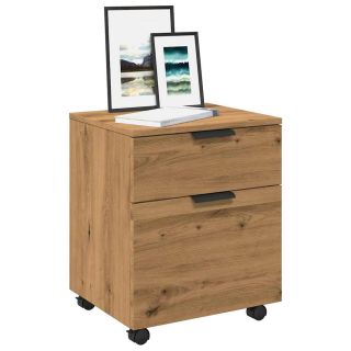 mobiilne ratastega failikapp Artisan tamm 45x38x54cm ehituspuit