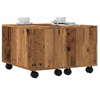 Журнальный столик Old Wood 60x60x38 см из искусственного дерева