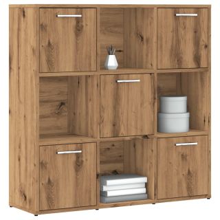 raamaturiiul Artisan tamm 90x28x90 cm Engineered Wood