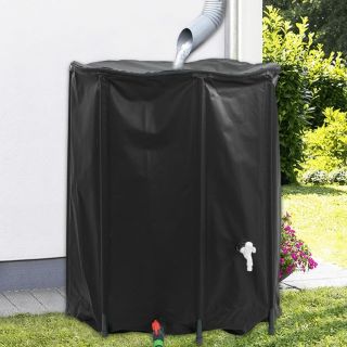 kraaniga veepaak, kokkupandav, 1250 l, PVC