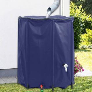 kraaniga veepaak, kokkupandav, 1250 l, PVC