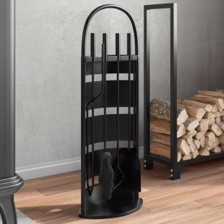 Набор каминных принадлежностей из 5 предметов, 23 x 15 x 66 см, сталь
