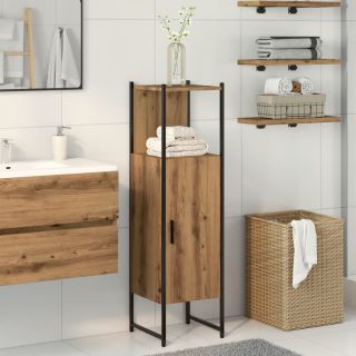 vannitoakapp Artisan tamm 33x33x120,5 cm insenerpuit