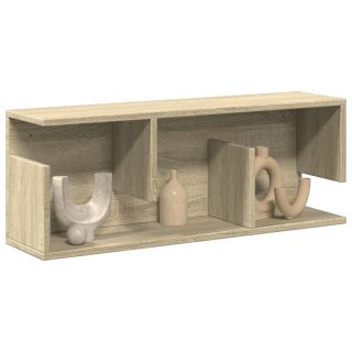 настенный шкаф, 80x20x30 см, дуб Сонома, искусственное дерево