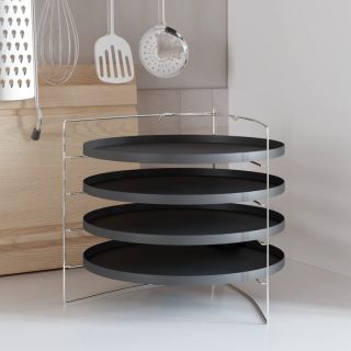 pitsapannid Ø 28 cm, 4 tk, restiga, teras