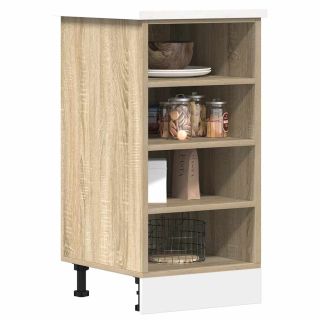 alumine kapp “Riga” Sonoma tamm 40x44,5x81,5 cm ehituspuit
