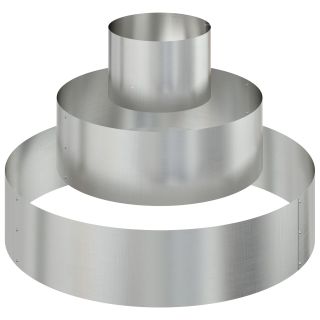 Metallist lillepott Galvaniseeritud teras Ø 90 cm Vastupidav