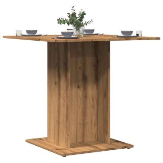 söögilaud Artisan tamm 80x80x75 cm Engineered Wood