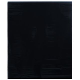 staatiline aknakile, jäätunud, must, 45x2000 cm, PVC