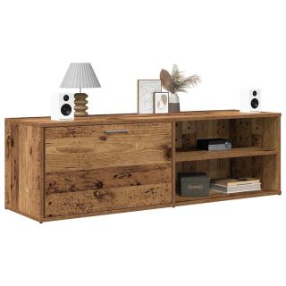 Тумба под телевизор Old Wood 120x34x37 см Инженерная древесина