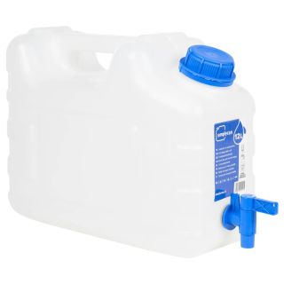 Канистра для воды с краном, прозрачная, 10 л, пластик