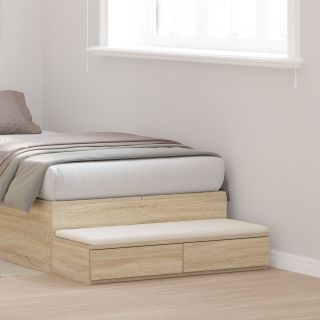 Voodi Sahtlid Sonoma Tamme 90x36,5x16,5 cm Tehispuit
