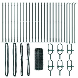 Euro Aed koos 13 Kandiliste Postidega 0.4x50 m Galvaniseeritud Teras