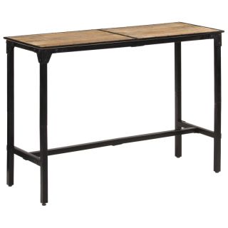 baarilaud, 150 x 55 x 107 cm, töötlemata mangopuit