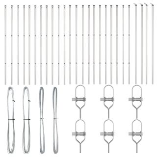 Aiapostid 26 tk Ø32 mm 210 cm Galvaniseeritud teras