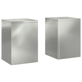 välistingimustes taimealused Pillar 2 tk 24x24x35 cm Galvaniseeritud teras