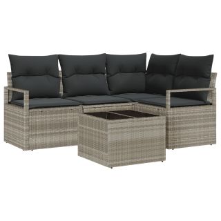 5-osaline Aed Sofa Komplekt Padjadega Hall Polü Rattani,2-kohaline Aed Sofa Padjadega Hall Polü Rattani