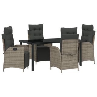 5 osaline aiahoolduskomplekt hall polü rattan