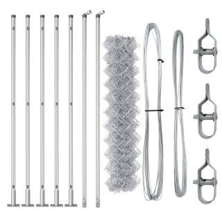 Ahelate Aed 7 Poldiga Postiga 1x10 m Galvaniseeritud terasest