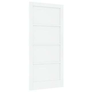 Siseuks “ORKDAL” Valge 93x202x4 cm Tugev Puit Mestern