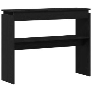 Konsoollaud Must Puit 80x30x102 cm Tehispuit