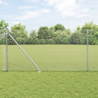 Keevitatud Traat Aed 13 Nurgapostiga 1.2x25 m Tsinkplekk