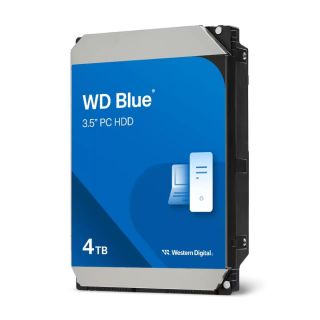 HDD|WESTERN DIGITAL|Blue|4TB|SATA|256 MB|5400 rpm|3,5|WD40EZAX