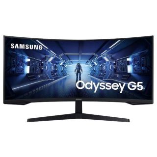 LCD Monitor|SAMSUNG|Odyssey G5|34|Gaming/Curved/21 : 9|Panel VA|3440x1440|21:9|1 ms|Tilt|Colour Black|LC34G55TWWPXEN