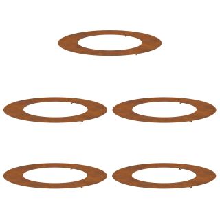 Corten terase vaas Corten teras Suur Dekoratiivsed vahetükid
