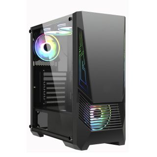 Case|GOLDEN TIGER|Buffalo M730i|MidiTower|Not included|ATX|MicroATX|Colour Black|BUFFALOM730I